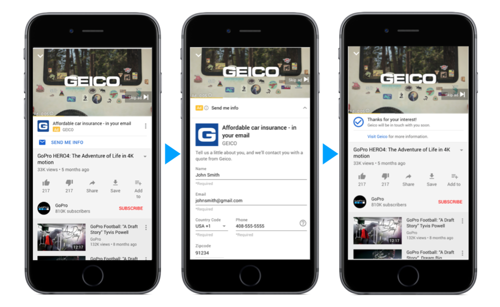 Youtube lead ad eksempel Youtube lead ad eksempel Web2Media